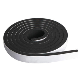 Dualplex adhesive-backed foam strip closeup for a durable weather seal.