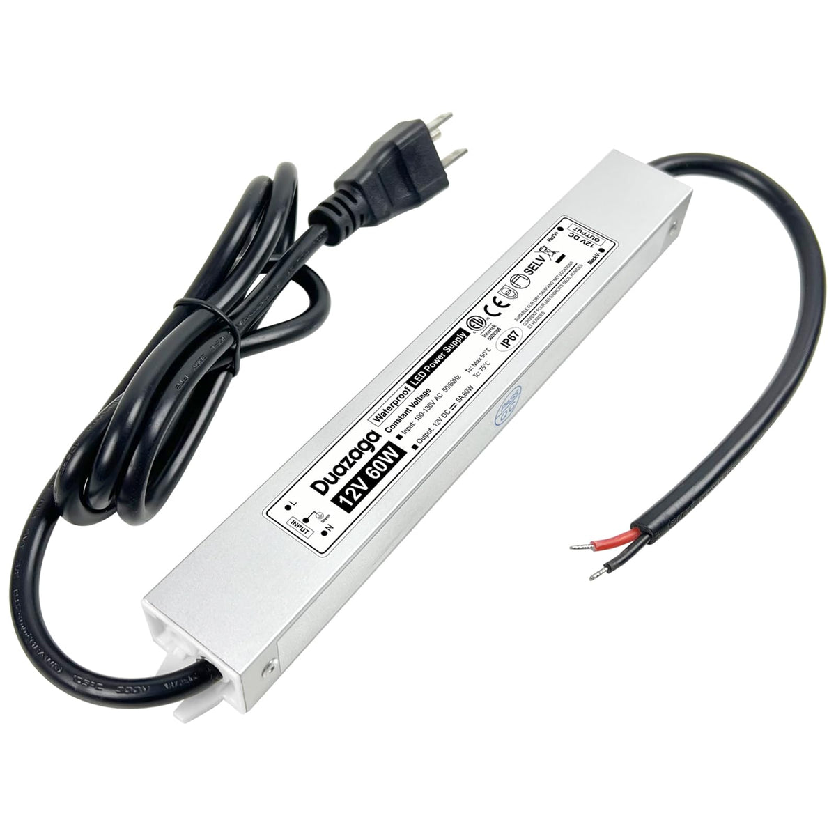 Duazaga LED driver IP67 outdoor housing enables reliable outdoor lighting installations.