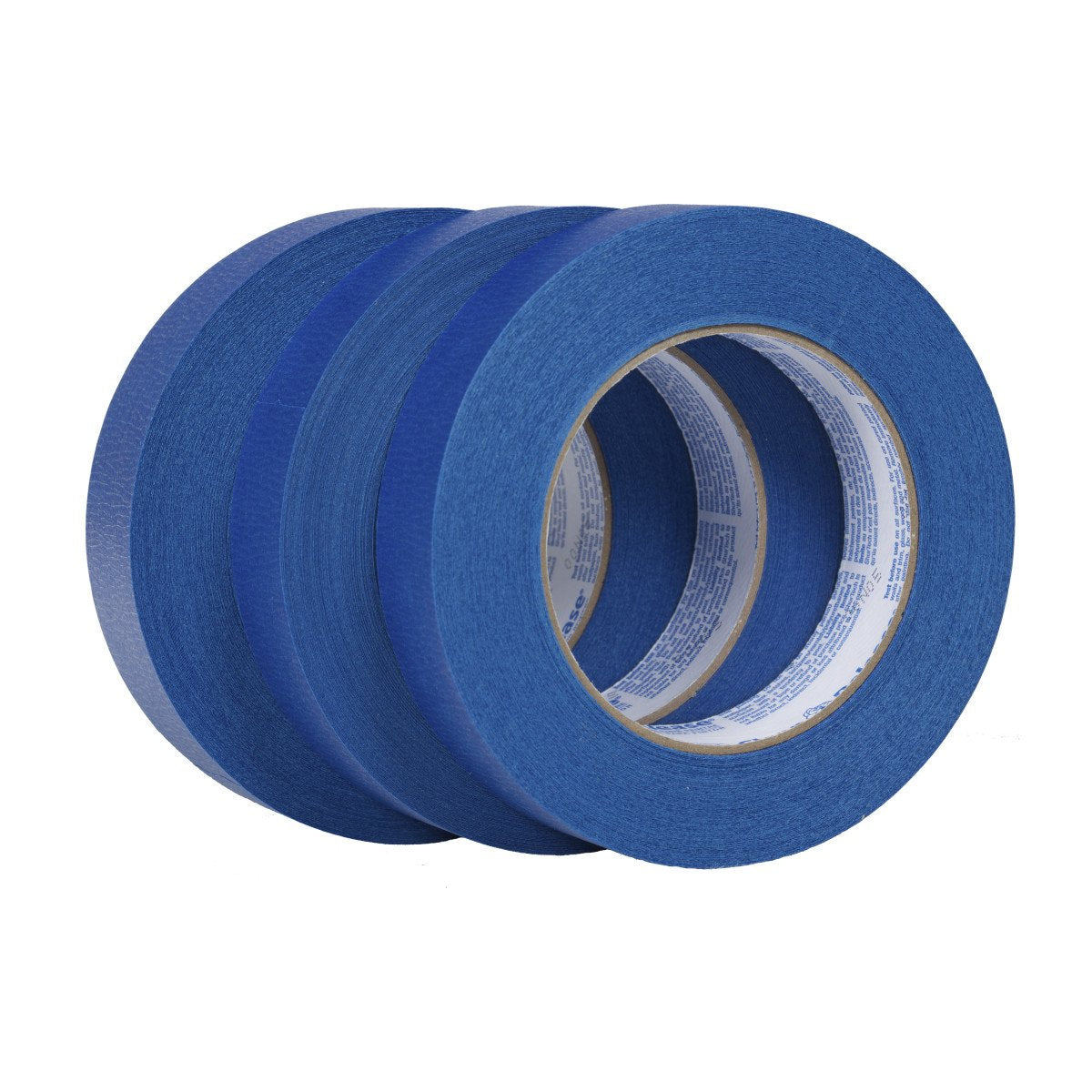 Duck blue tape on multiple surfaces for clean lines on glass and wood