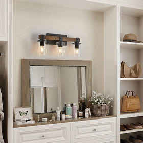 DUJAHMLAND vanity light with E26 base installation-ready hardware