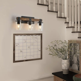 DUJAHMLAND glass shades close-up for crisp bathroom illumination