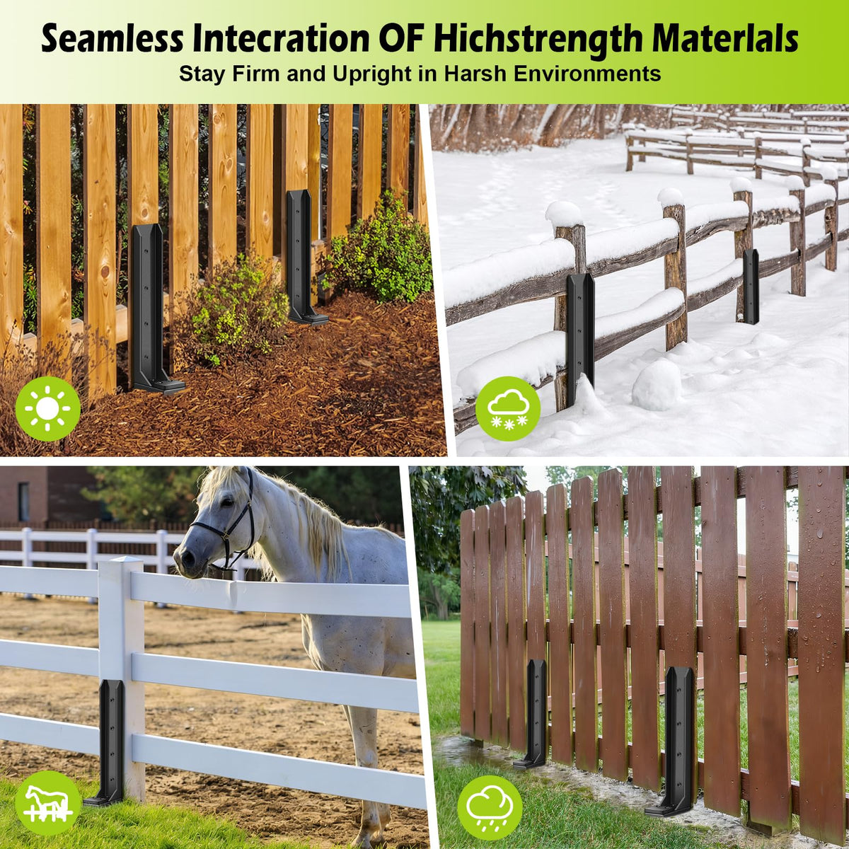 Dukelai applications in garden, estate, and farm fencing