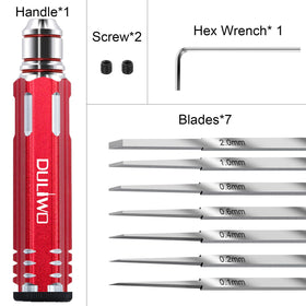 DULIWO 2.0mm blade creates pronounced lines for dramatic styling