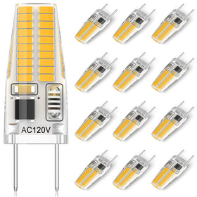 DUMILOO G8 LED bulb used in under-cabinet puck light for bright task lighting