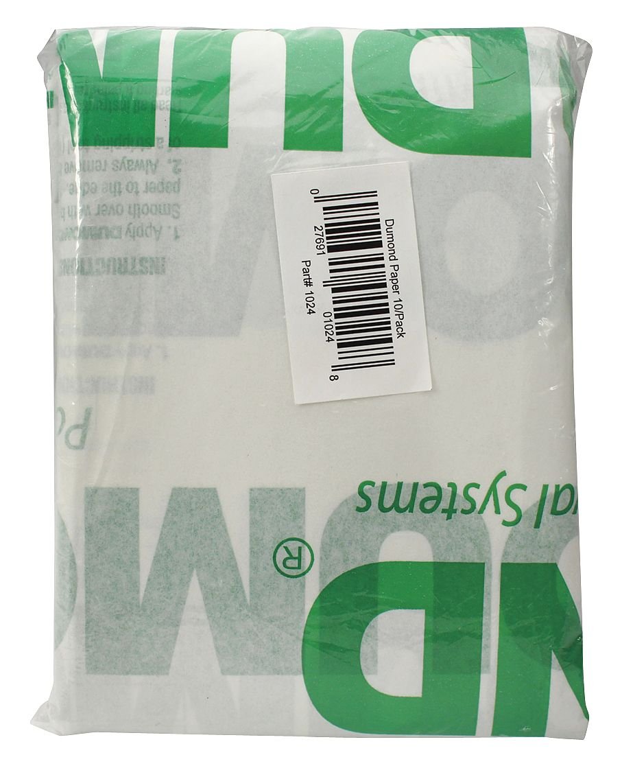 Dumond Laminated Paper 39x39 inch sheet protecting surfaces during paint removal