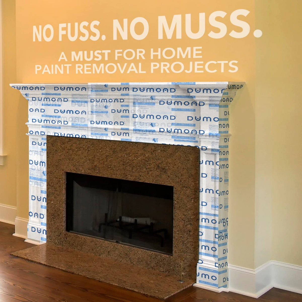 Dumond Laminated Paper helps contain paint flakes and dust.