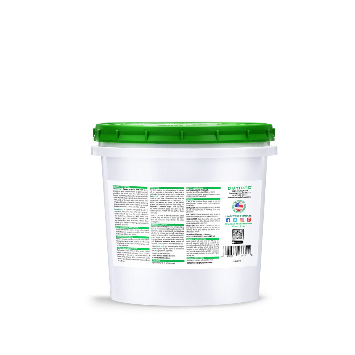 Dumond Smart Strip being applied on wood shows user-friendly, non-caustic paint removal.