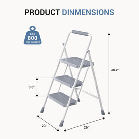 DUMOS Step Ladder portable design suitable for indoor and outdoor use