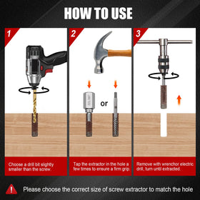 DUNDOO demonstration of removing a broken screw without wall damage.
