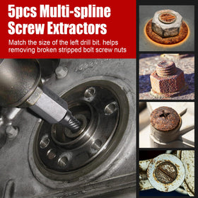 DUNDOO spiral design supports fast removal of damaged screws.