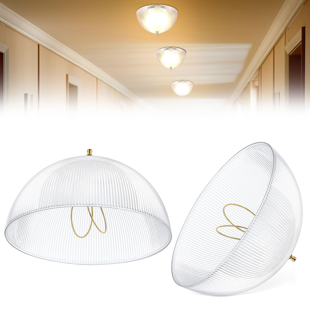 Dunkive clip-on shade for 8in bulb provides soft, even lighting