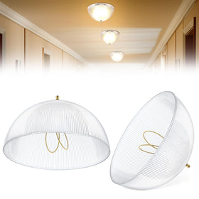 Dunkive clip-on shade for 8in bulb provides soft, even lighting