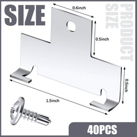 Dunzy recessed downlight C-clip assembly showing sturdy 201 stainless steel components