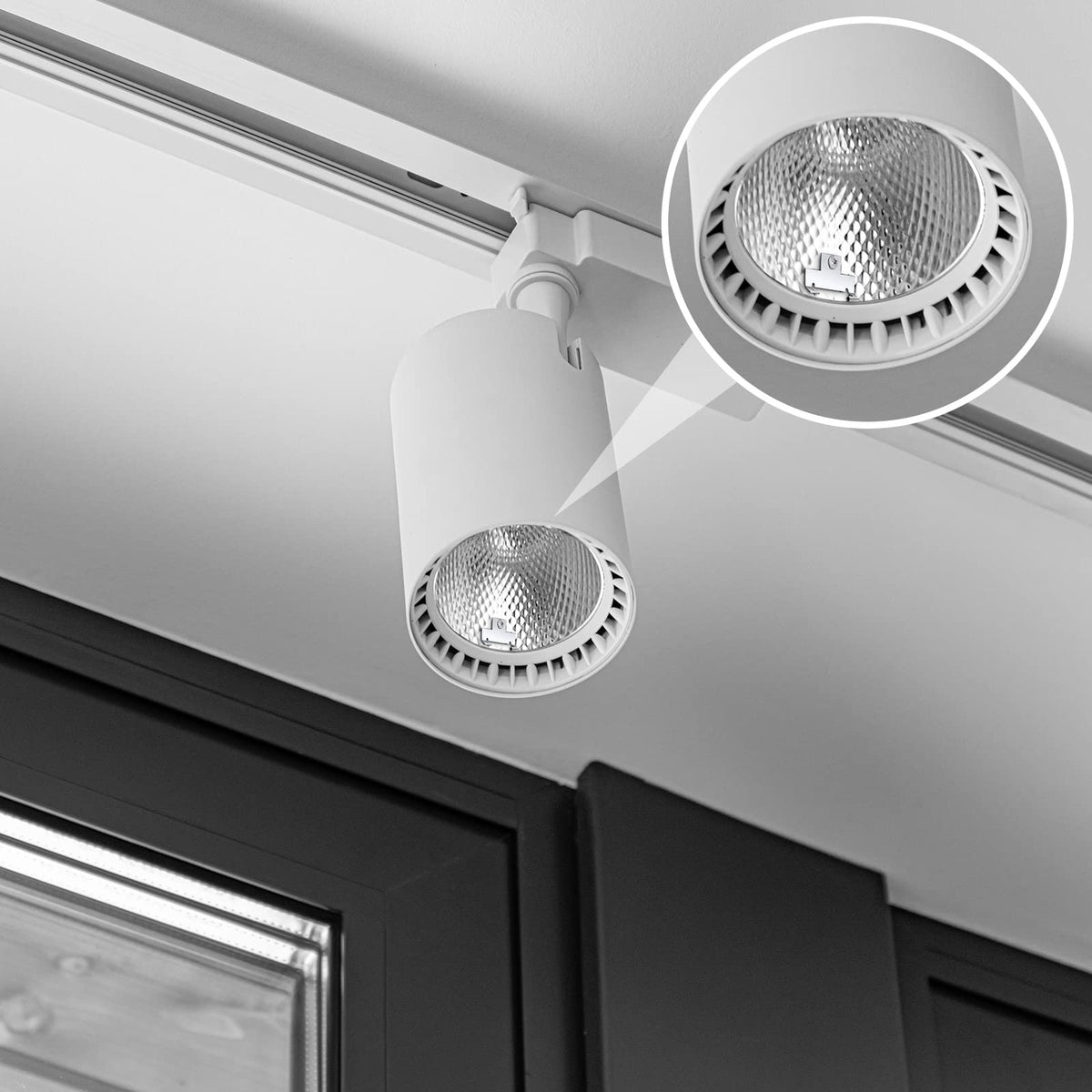 Dunzy retrofit can clip fits 5-6 inch cans for versatile room lighting