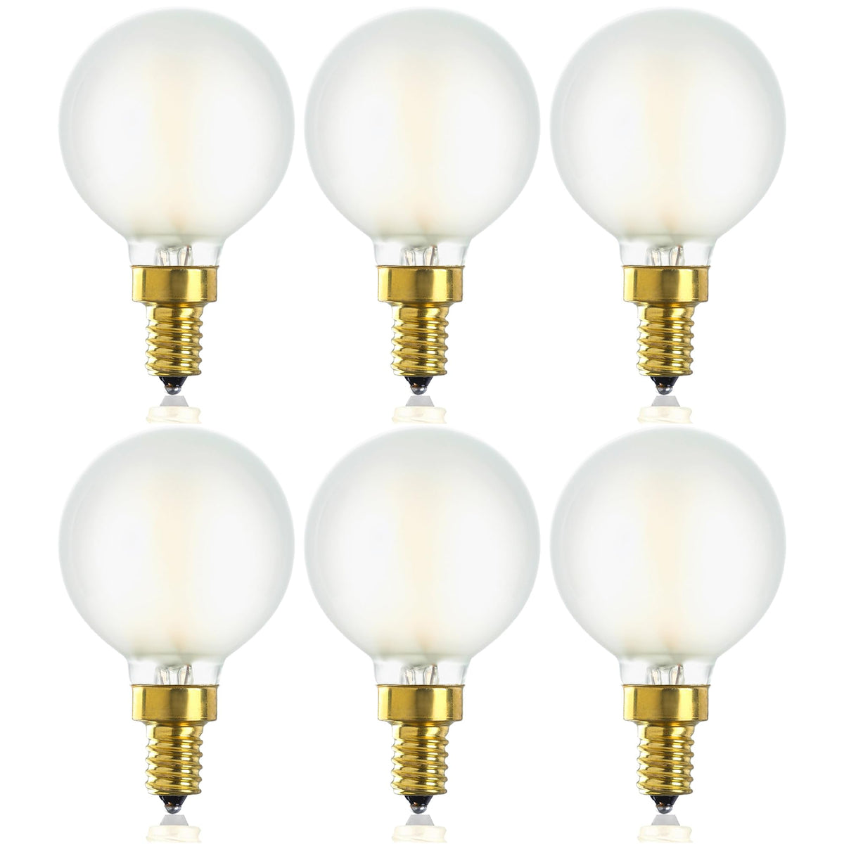 Duoled E12 LED Bulb in warm white 2700K with frosted finish for cozy ambiance