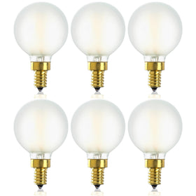 Duoled E12 LED Bulb in warm white 2700K with frosted finish for cozy ambiance
