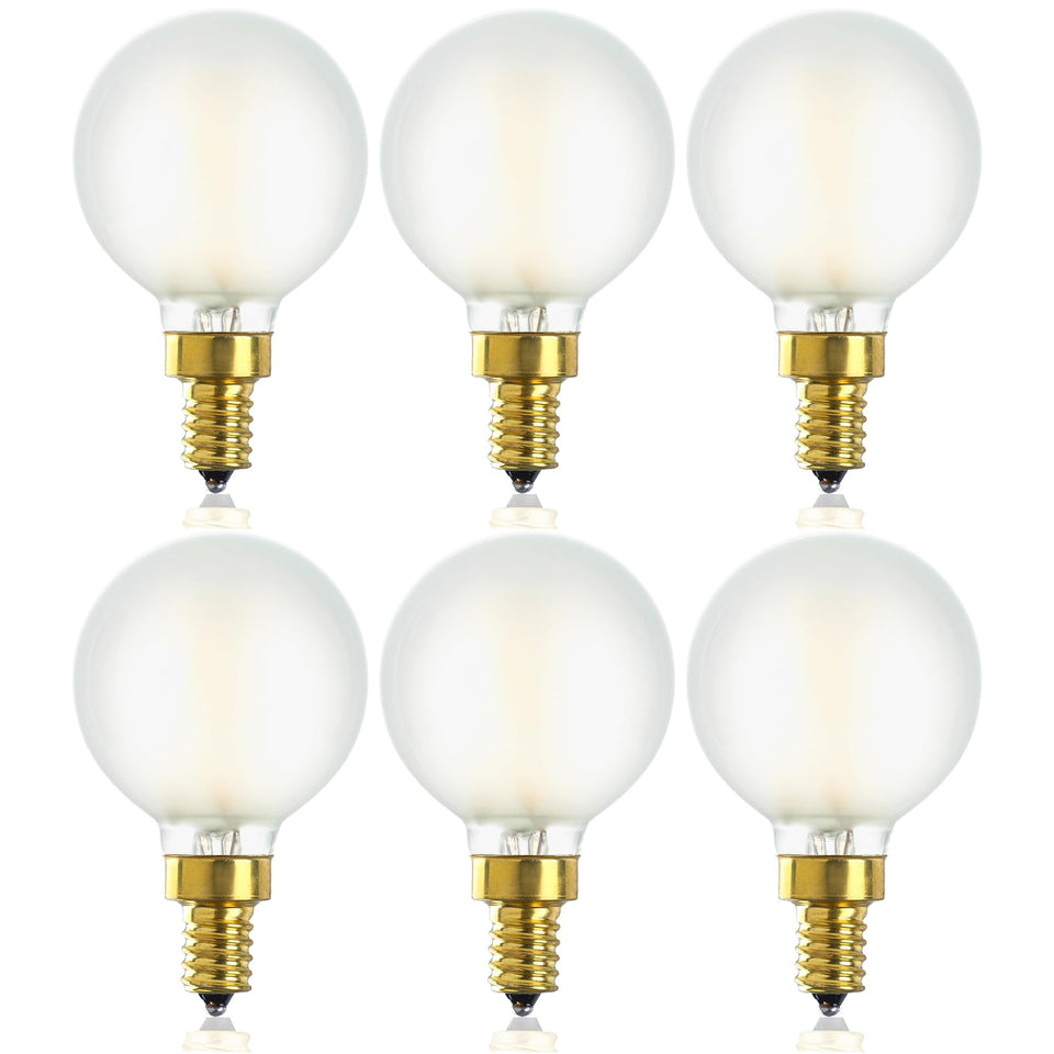 Duoled E12 LED Bulb in warm white 2700K with frosted finish for cozy ambiance