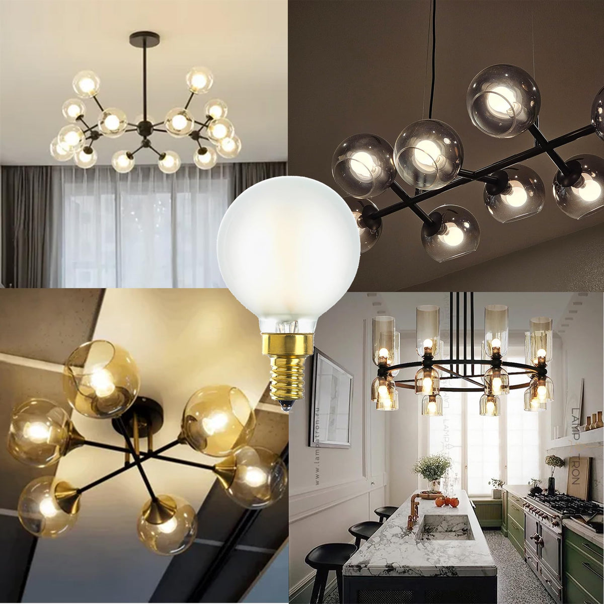 Duoled E12 LED bulbs save energy while preserving classic Edison-style charm.