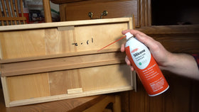 DuPont silicone lubricant nozzle close-up shows precise control for gaskets and fittings