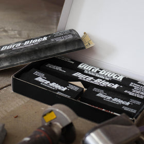 Dura-Block AF4420 close-up highlights a sturdy, grippy block for precise sanding.