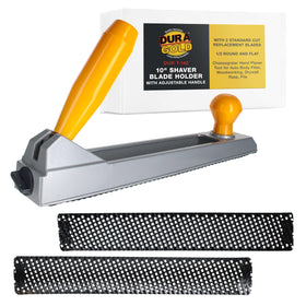 Dura-Gold 10-inch shaver blade holder with adjustable handle for precise shaping