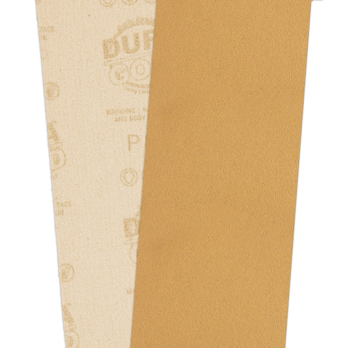 Dura-Gold 150 grit sandpaper on a longboard roll for automotive and metal prep.