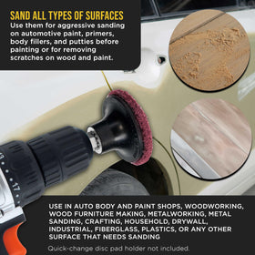 Dura-Gold 25-pack keeps projects moving with consistent conditioning discs.