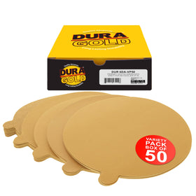 Dura-Gold 80-grit 6-inch sanding discs for fast wood prep