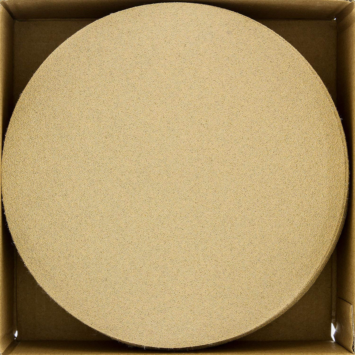 Dura-Gold 80-grit discs feature aluminum oxide and zirconia blend for sharp cuts and clog resistance.