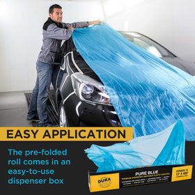 Dura-Gold auto paint protection film in use on a vehicle.