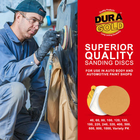 Dura-Gold coarse 80 grit for automotive paint prep and sanding