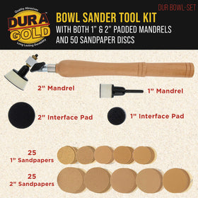 Dura-Gold bowl sander 2-inch pad for larger exterior shaping on bowls