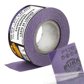 Dura-Gold ceramic longboard sandpaper roll in 150 grit for fast cuts