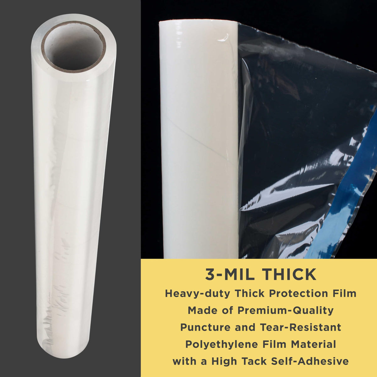 Dura-Gold clear carpet cover provides transparent protection without altering appearance.