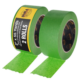 Dura-Gold green masking tape rolls for precise masking and clean removal.