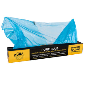 Dura-Gold overspray masking film blue roll protects surfaces from paint spray.