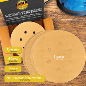 Dura-Gold premium 120-grit disc for finishing and minor blemish removal