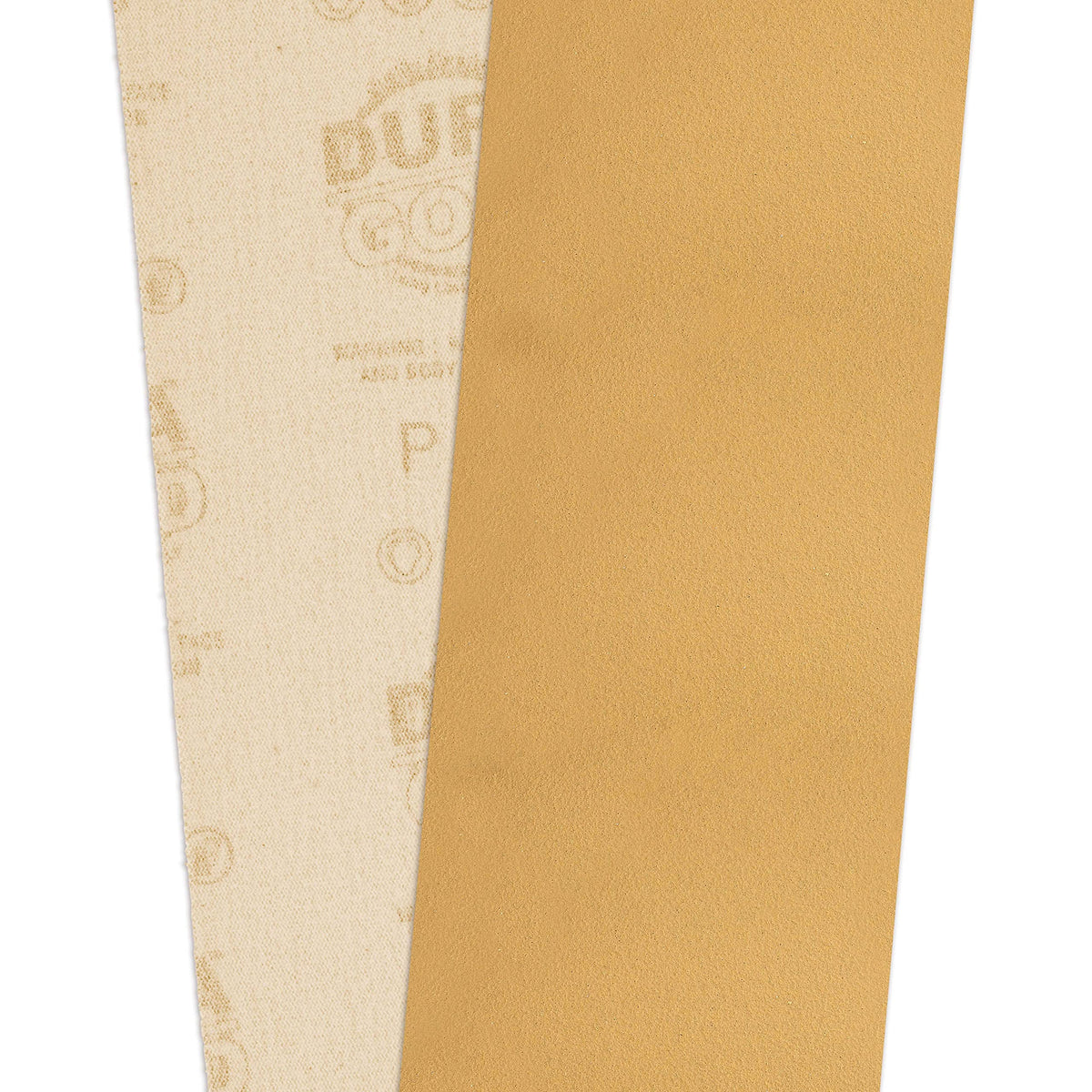 Dura-Gold Premium 180 Grit auto body prep shows smooth shaping potential.