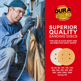 Dura-Gold premium 400-grit disc for final polishing and glaze leveling