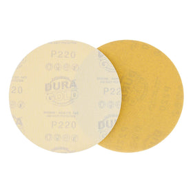 Dura-Gold 6 inch 220 grit automotive sanding disc for prep before paint