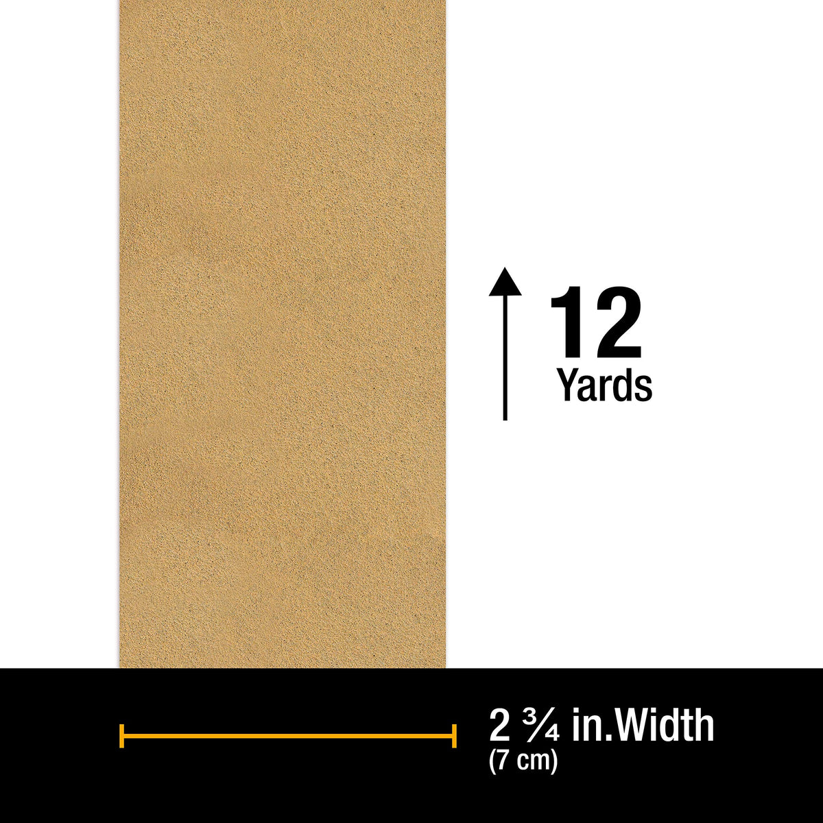 Dura-Gold Premium 80 Grit longboard roll cut to length for auto body prep.
