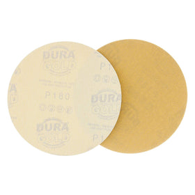 Close-up of aluminum oxide zirconia alumina abrasive blend on a Dura-Gold disc
