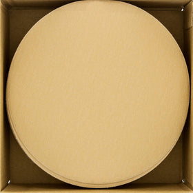Dura-Gold disc shown with 6-hole backplate for efficient dust extraction