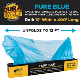 Dura-Gold masking-film close-up shows tear-resistant texture for durable coverage.