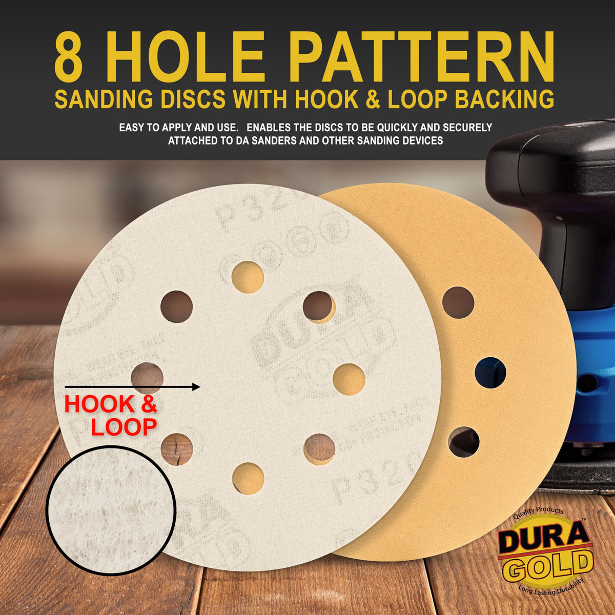 Dura-Gold zirconia alumina coated disc for long-lasting sharp cuts