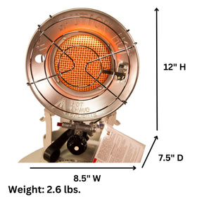 Dura Heat TT-15CSA tip-over safety for safer outdoor operation.