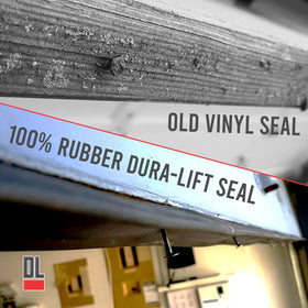 DURA-LIFT seal keeps pests from entering under the door.