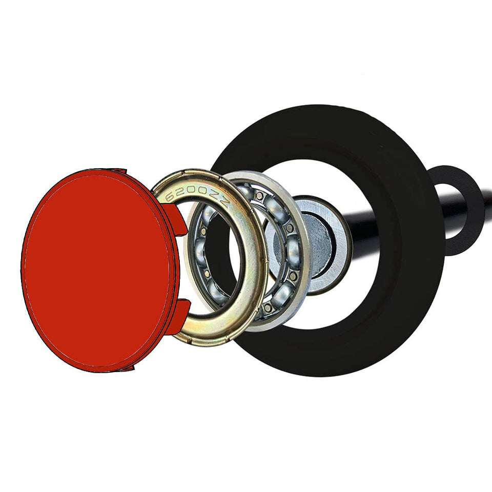 DURA-LIFT Titan Premium roller front view showing quiet operation
