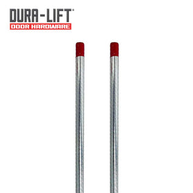DURA-LIFT 18in winding rod in use for levered spring turning.