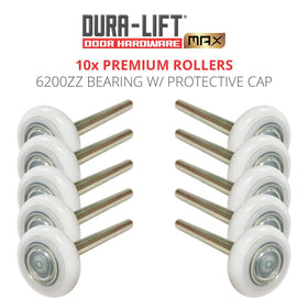 DURA-LIFT Ultra-Life Max 6200ZZ bearing supports 200,000 cycles.